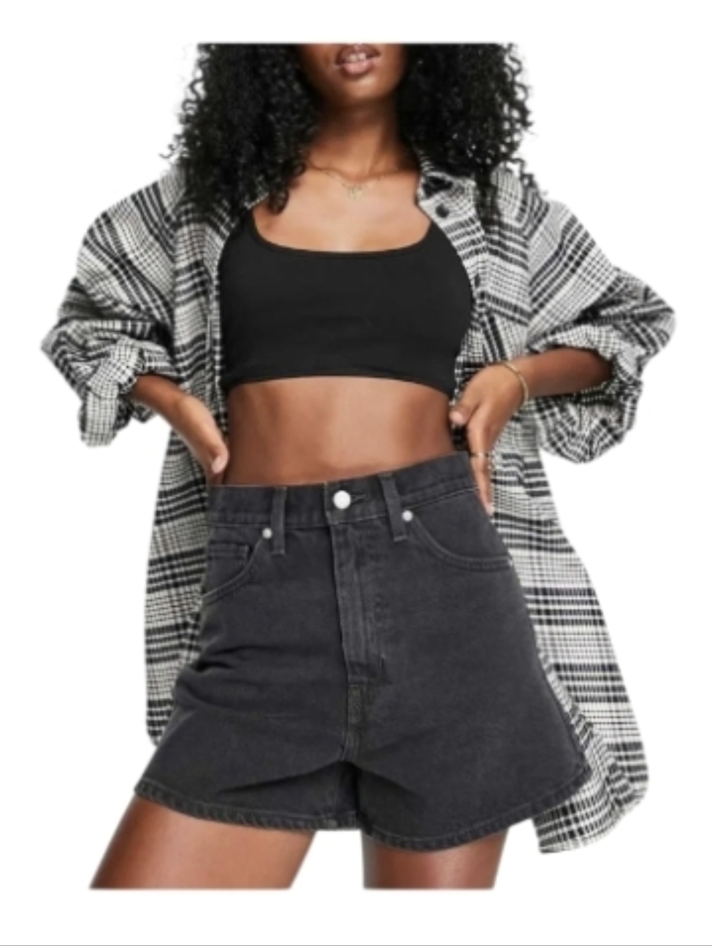 Levis High Waisted Mom Shorts